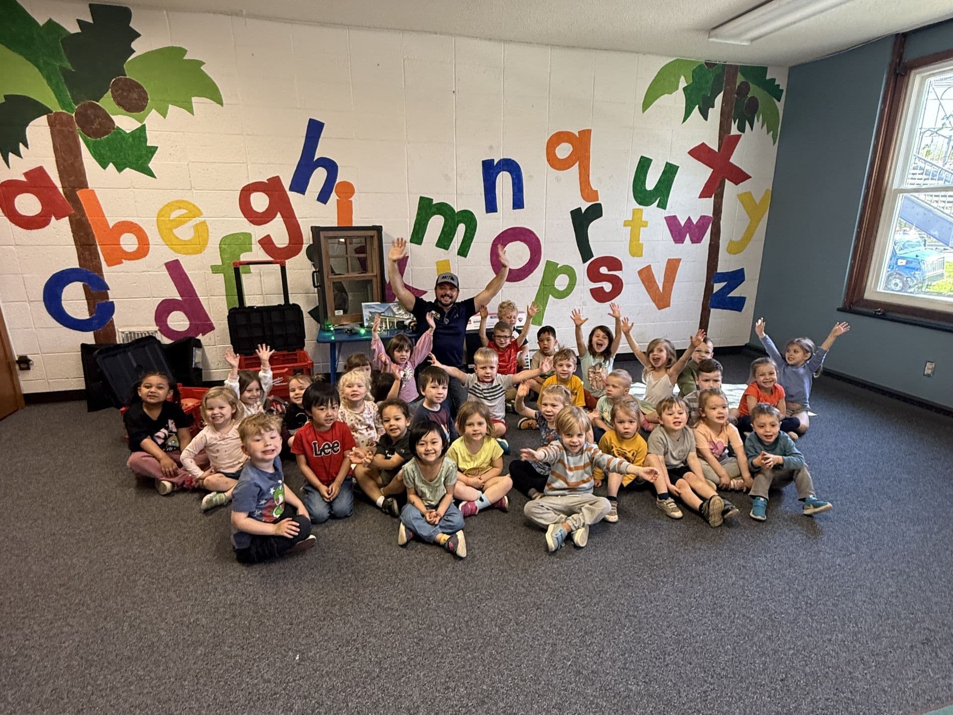 MWCR Volunteering at the local daycare