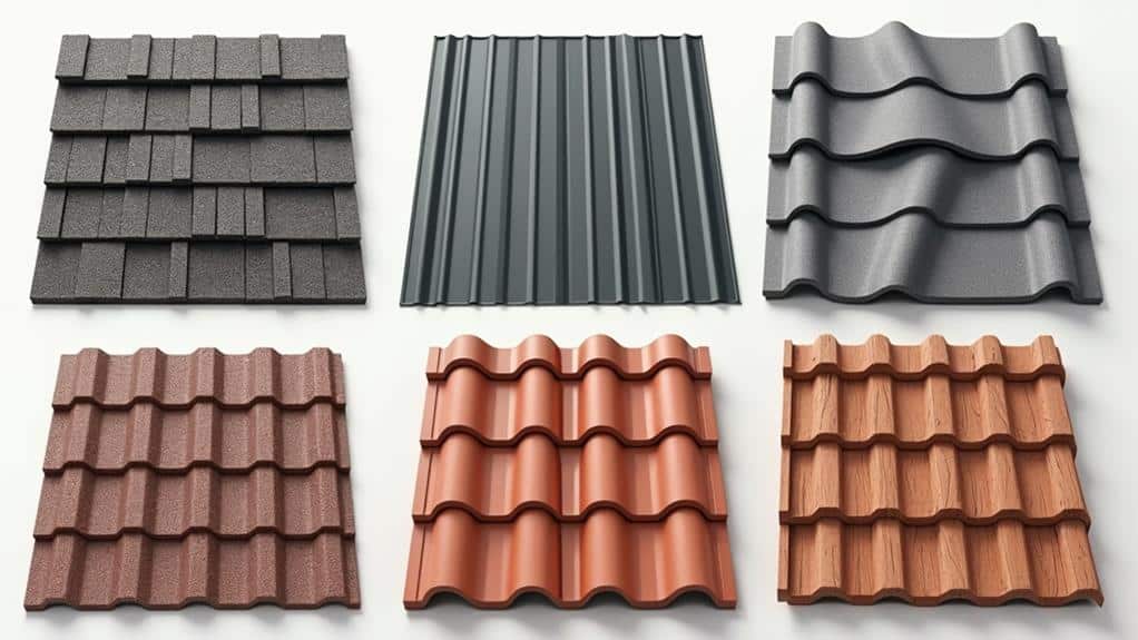 types of roofing materials