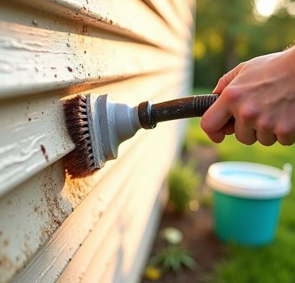 Maintaining vinyl siding for a clean and durable home exterior.