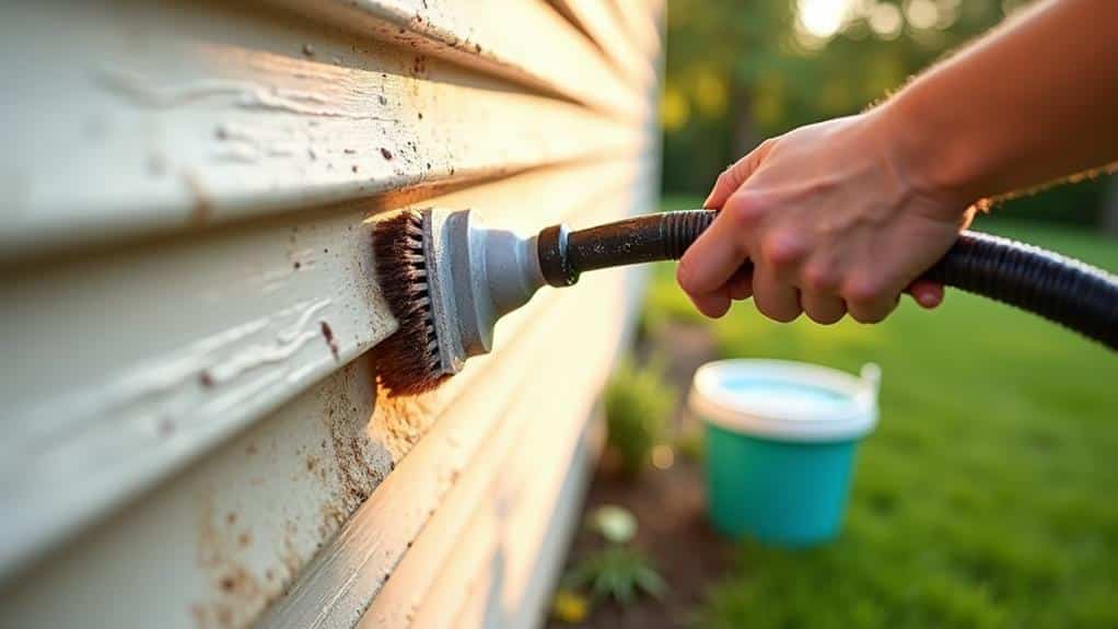 maintain vinyl siding diligently